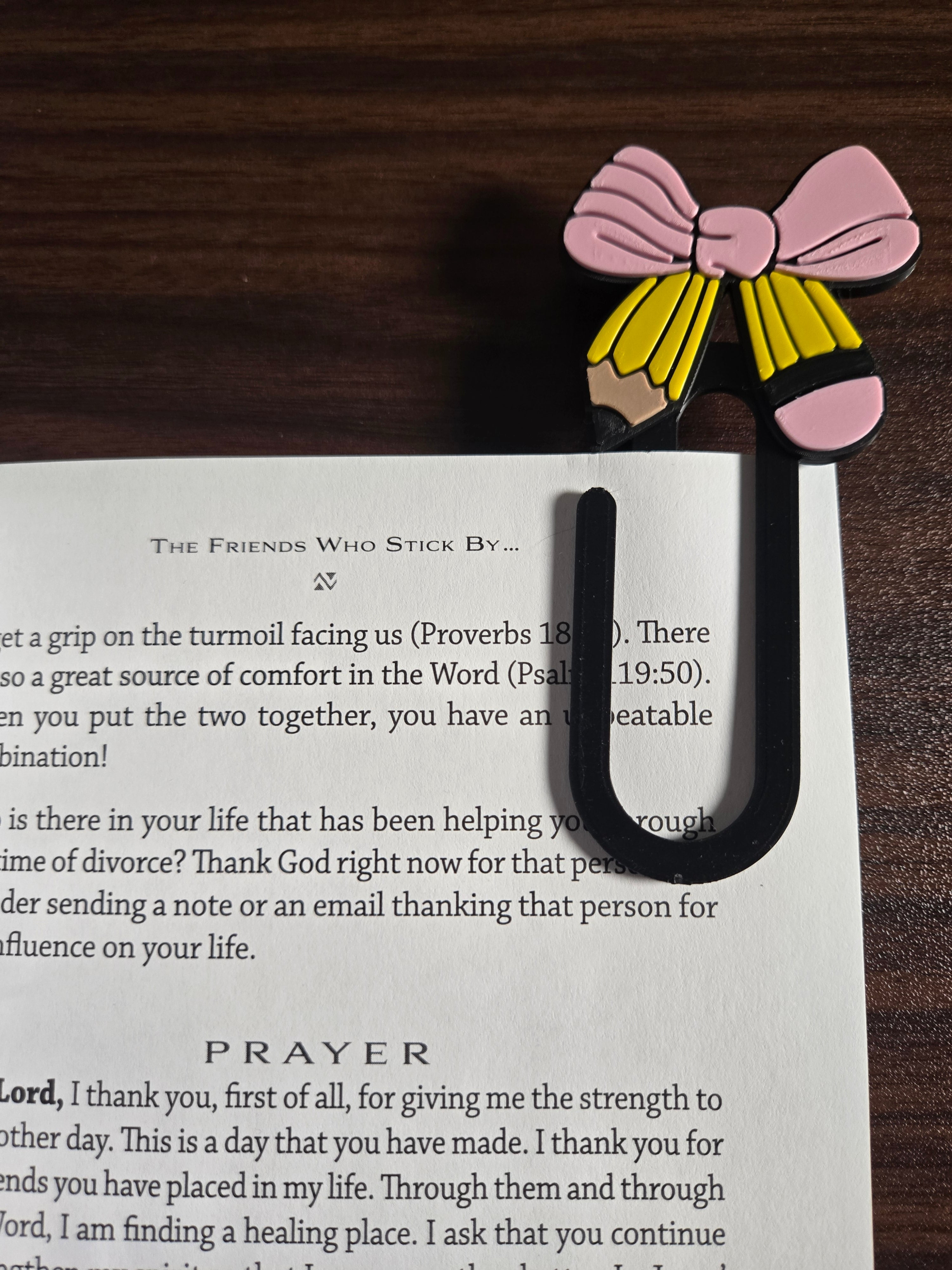 Pencil Bow Bookmark