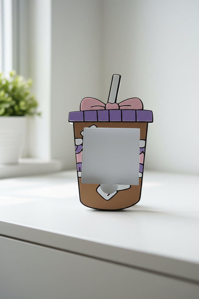 Iced Coffee Sticky Note holder