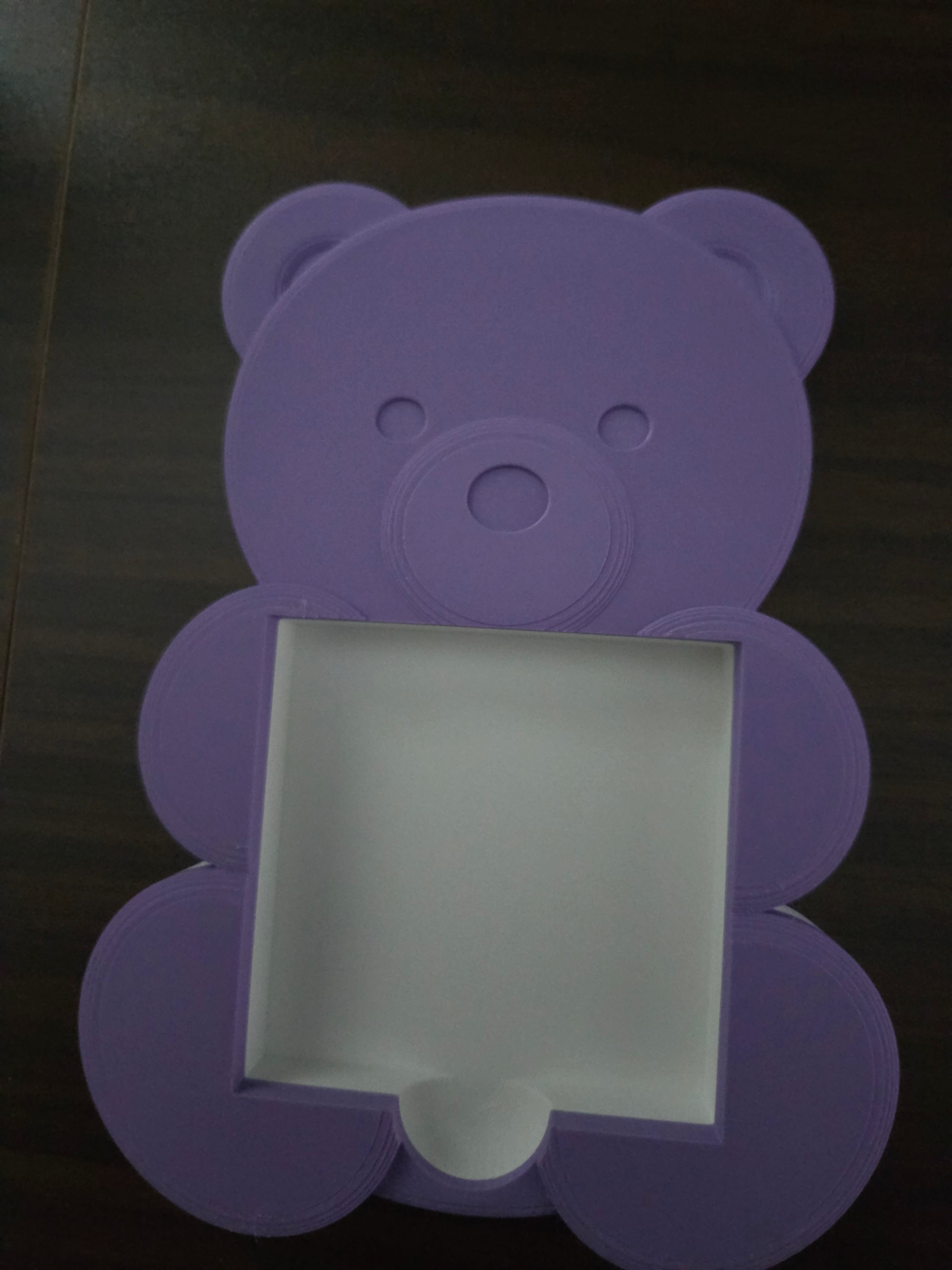 Gummie Bear Sticky Note holder-Purple