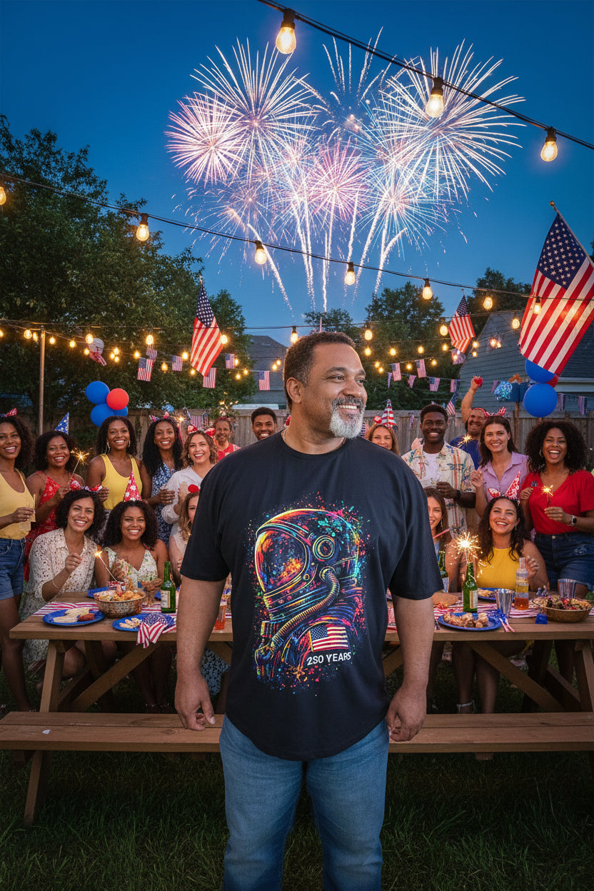Astronauts and year 250 amazing 2026! graphic shirt