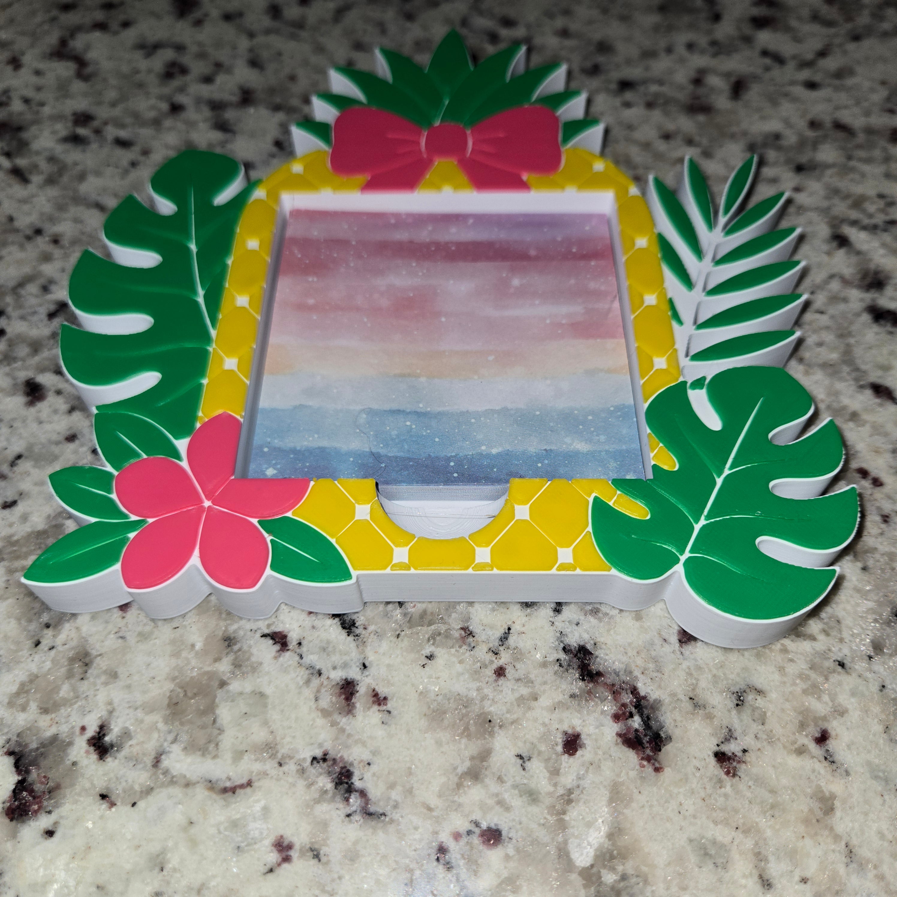 Tropical Desk Organizer Bundle | Pineapple Desk Accessory Set