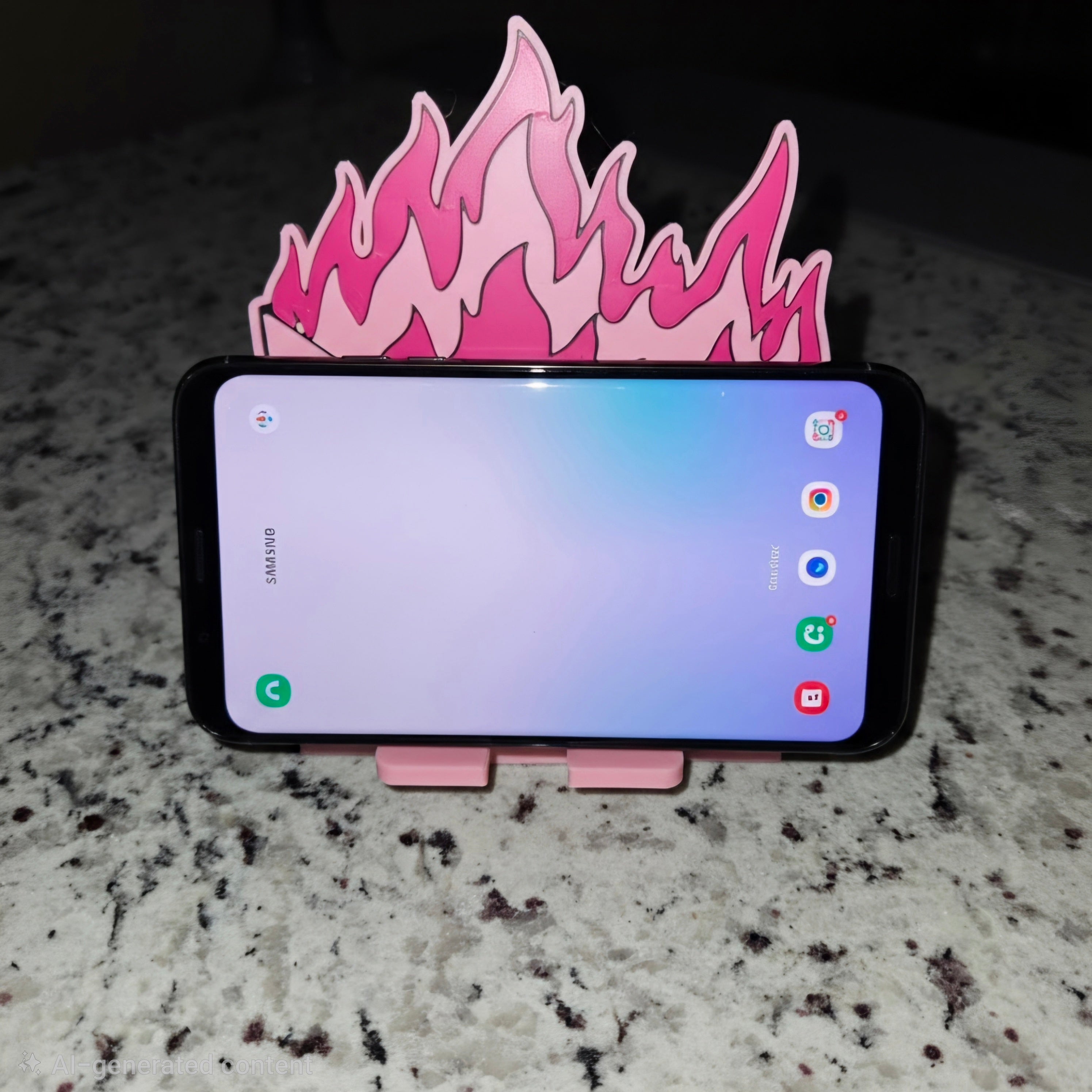 Pretty in Pink Dumpster Fire Office Set | Desk Accessory Bundle