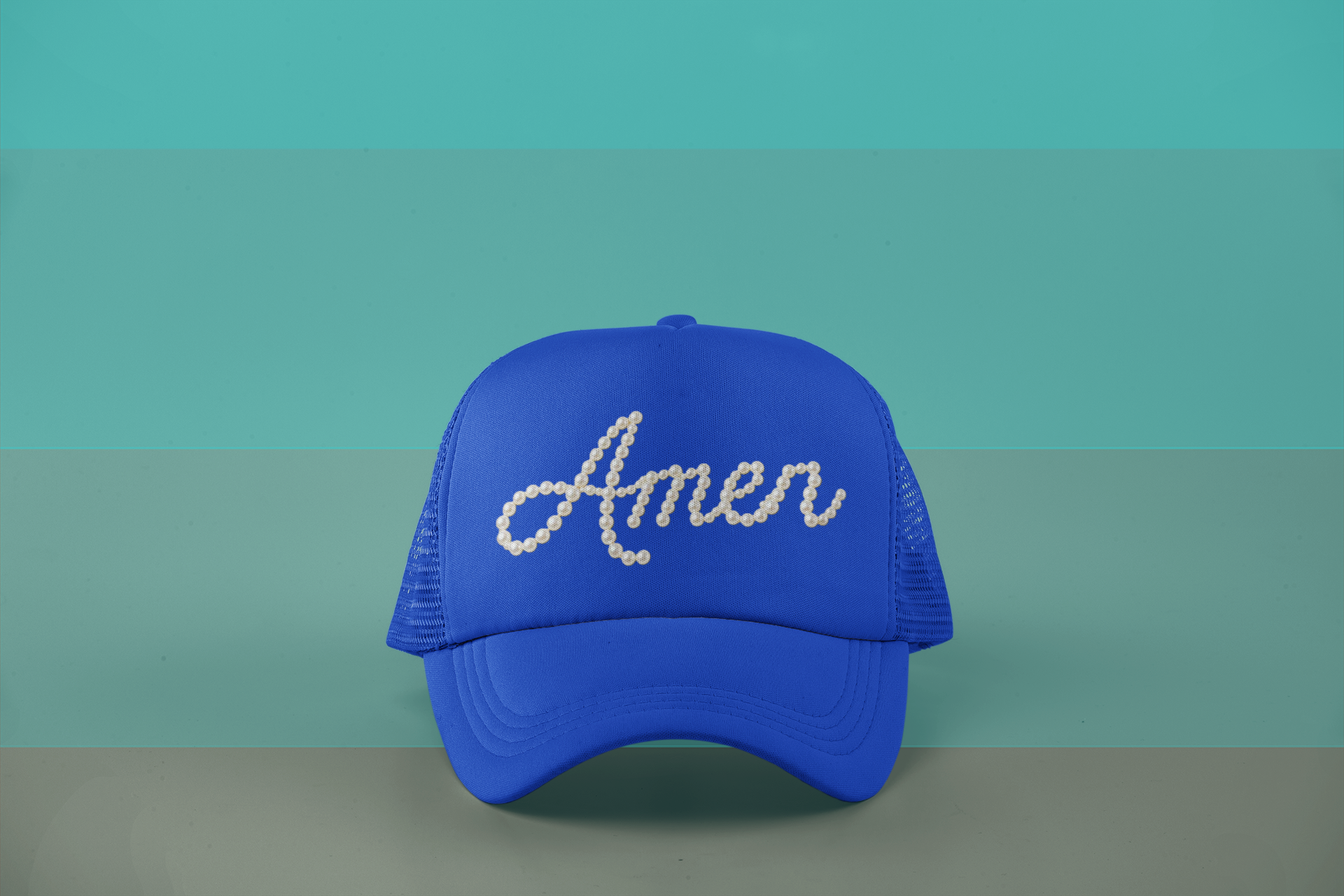AMEN Faux Pearl Hat Graphic