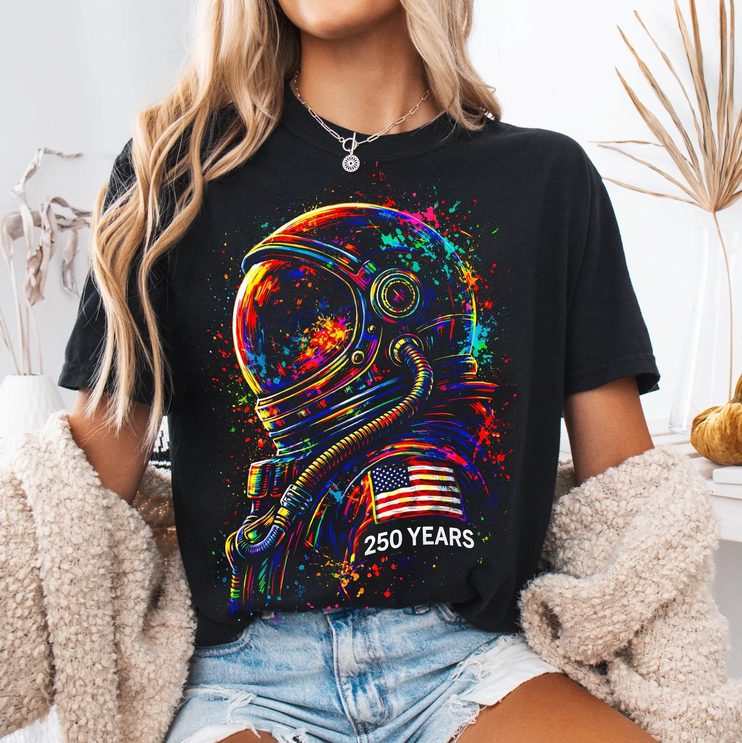 Astronauts and year 250 amazing 2026! graphic shirt