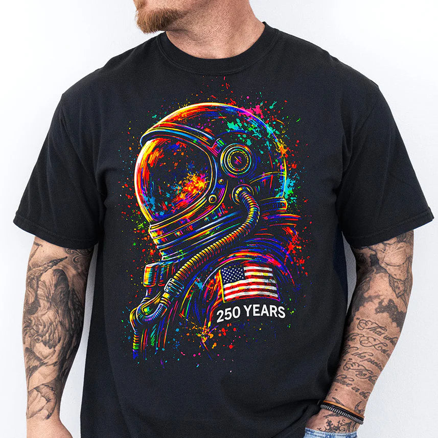 Astronauts and year 250 amazing 2026! graphic shirt