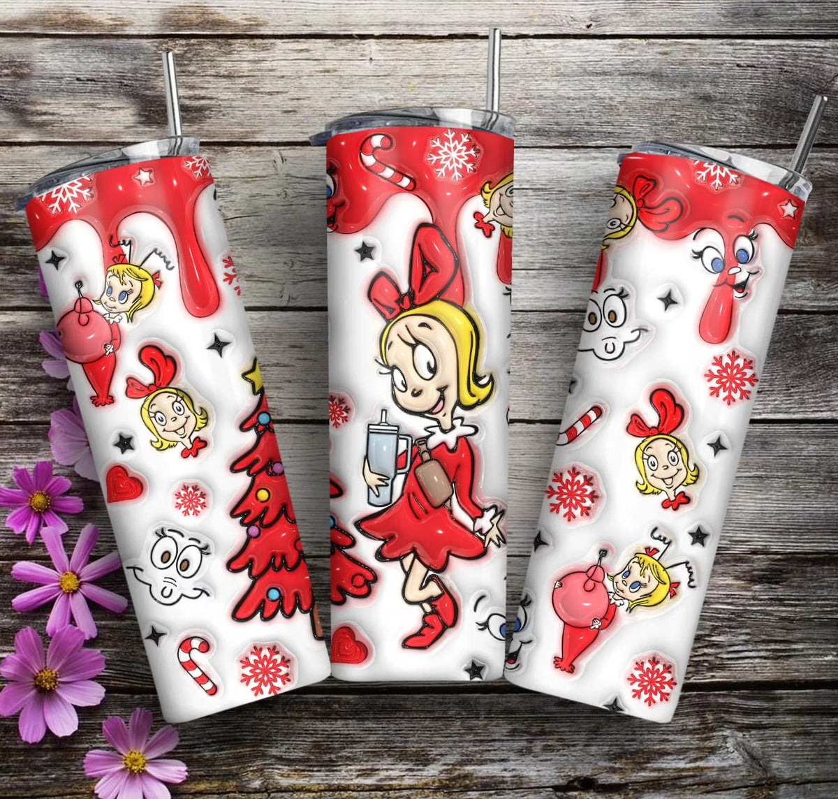 Cindy Lu Christmas 20 oz Tumbler