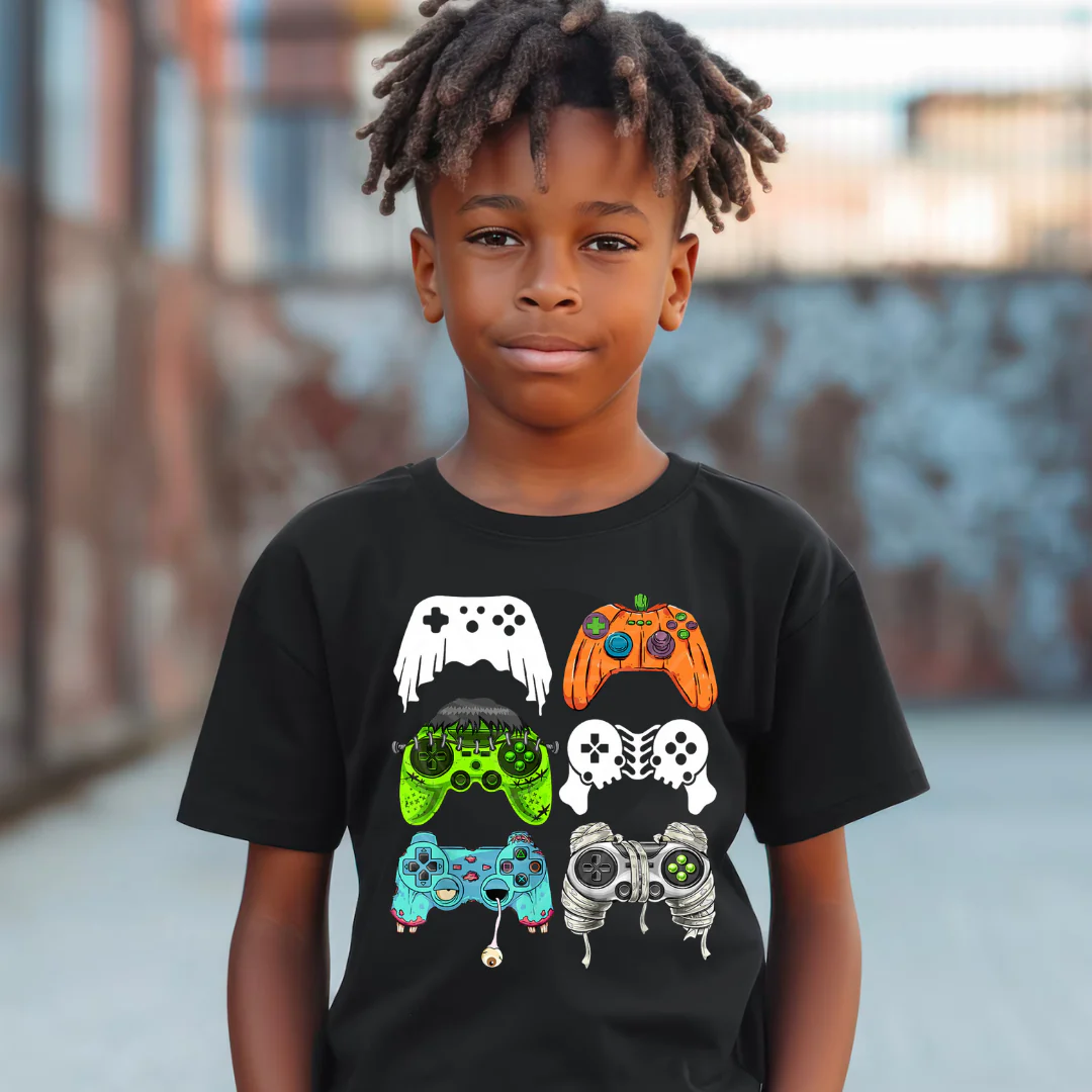 Ghoul Game Controller Graphic shirt- Youth Angie's Custom Creations