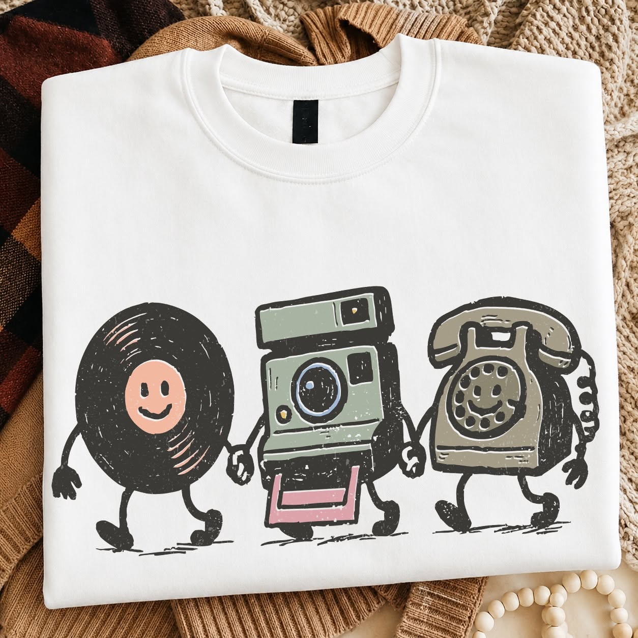 Vintage Vibes Squad Graphic Shirt