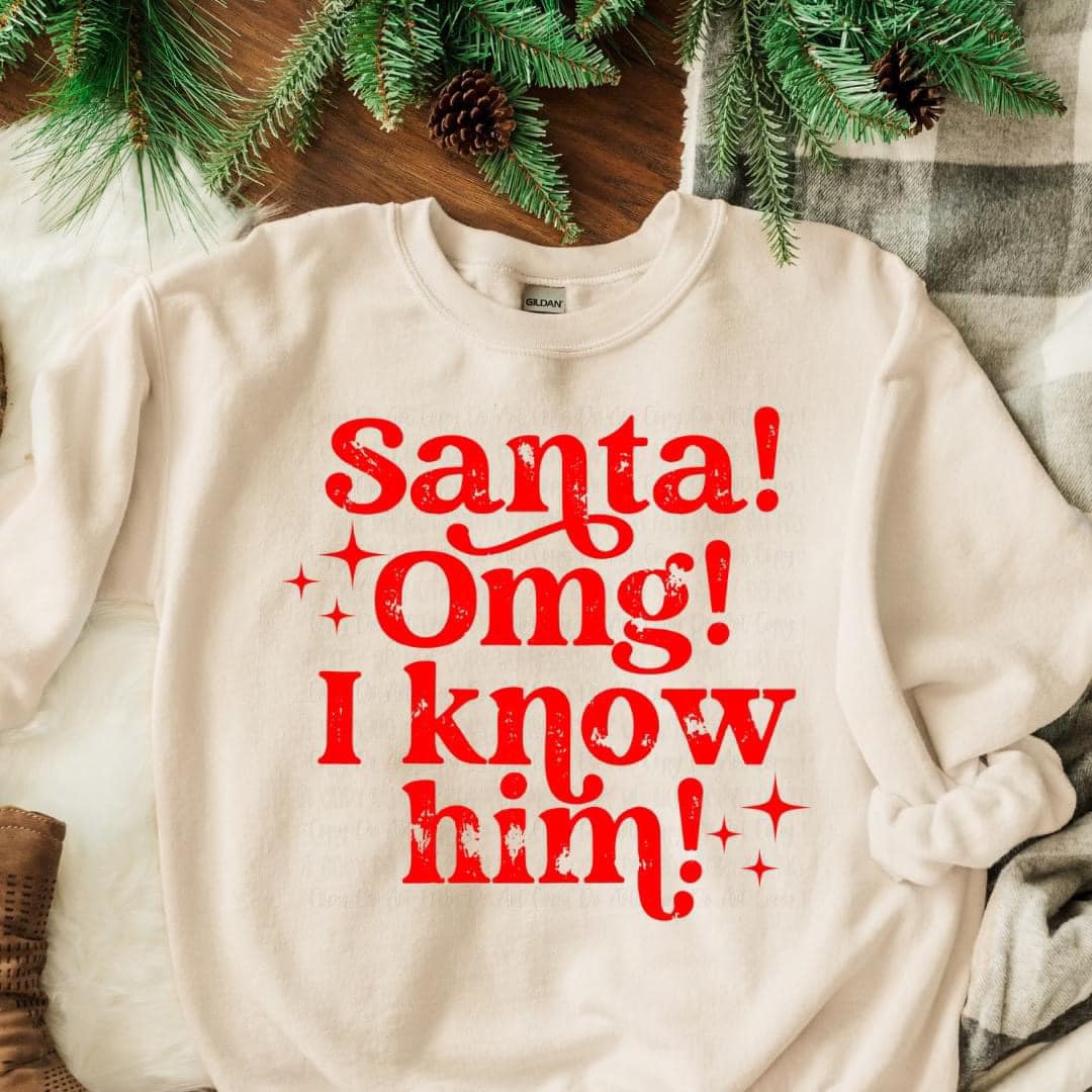 OMG Its Santa, I Know HIM! - Angie's Custom Creations