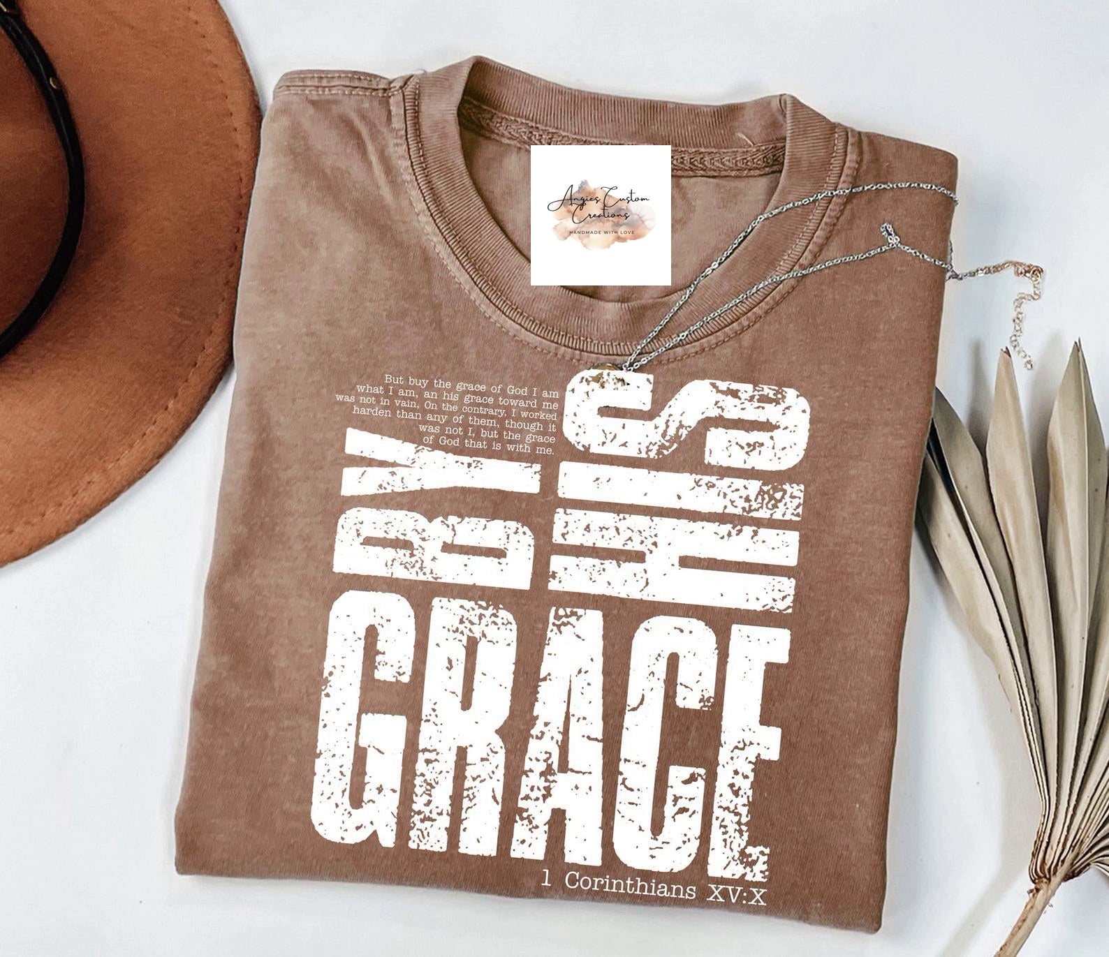 inspirational t-shirt By His Grace Graphic shirt (Copy) Angie's Custom Creations