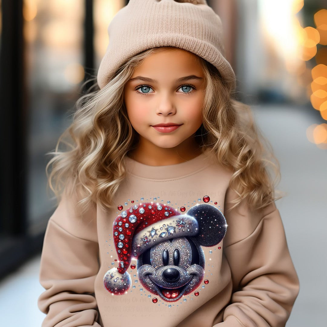 Blinged Mickey for the Holidays Angie's Custom Creations