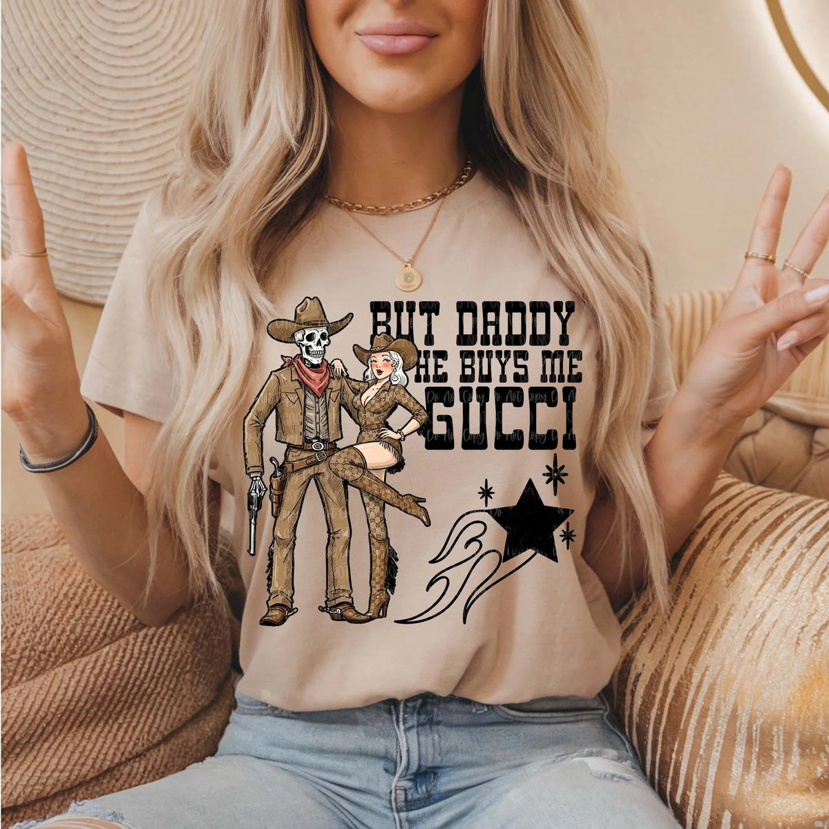 He Buys Me Gucci Graphic Shirt