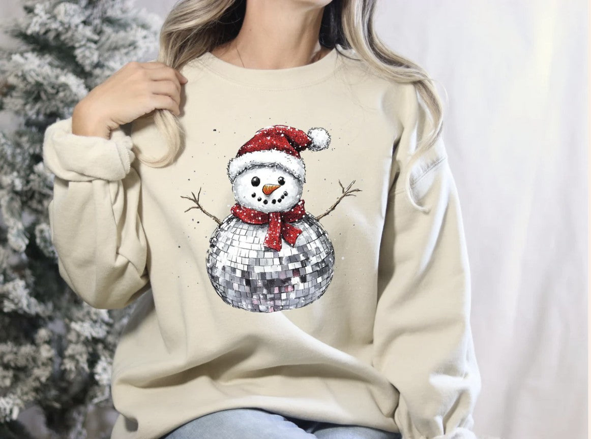 Disco ball Frosty glitter infused graphic - Angie's Custom Creations