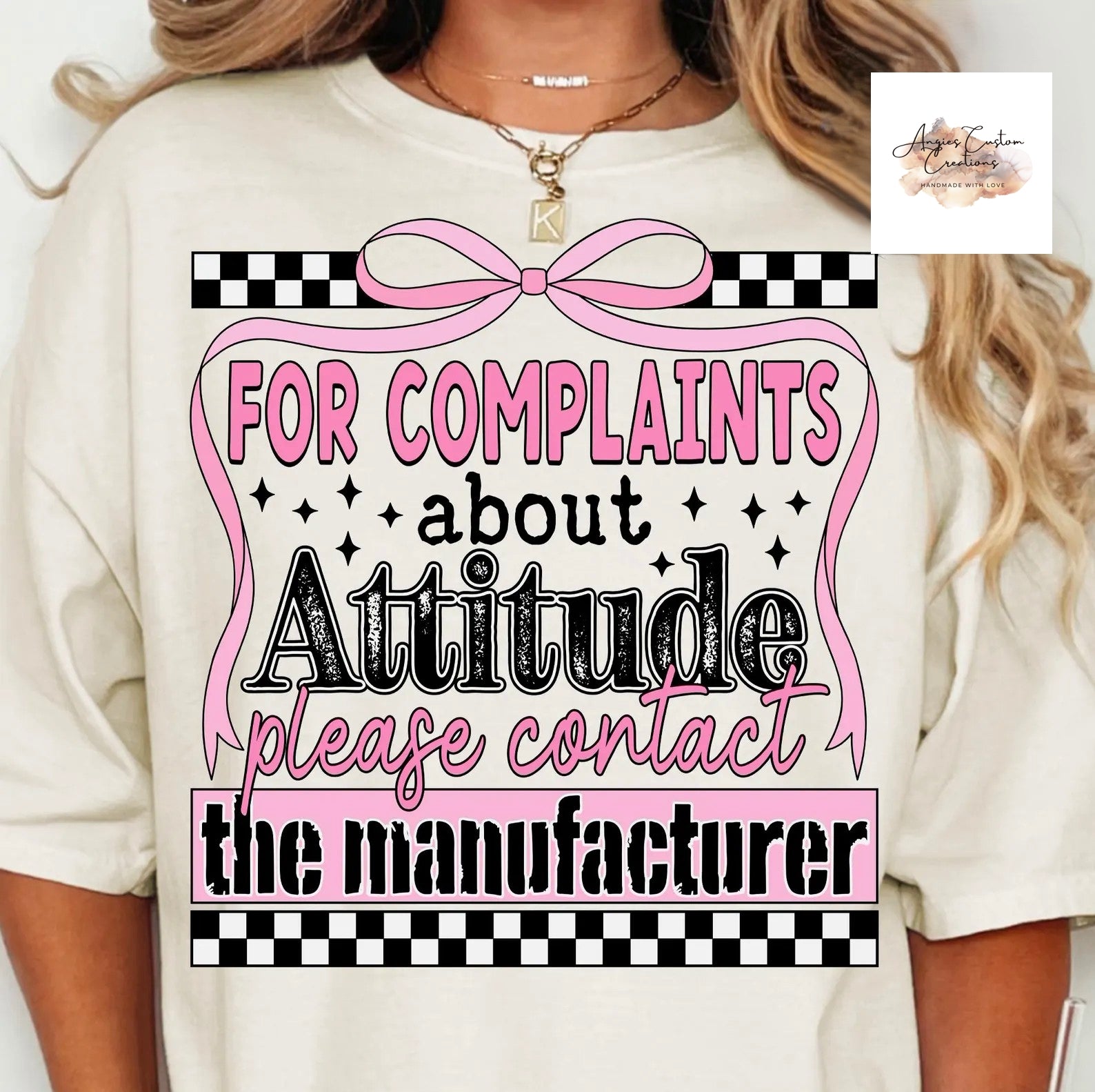 For Complaints about my Attitude Graphic Shirt - Angie's Custom Creations