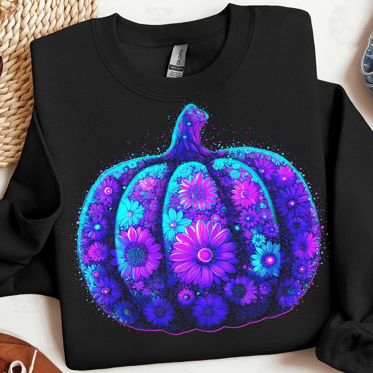 Purple Pumpkin Shirt Season Graphic Shirt