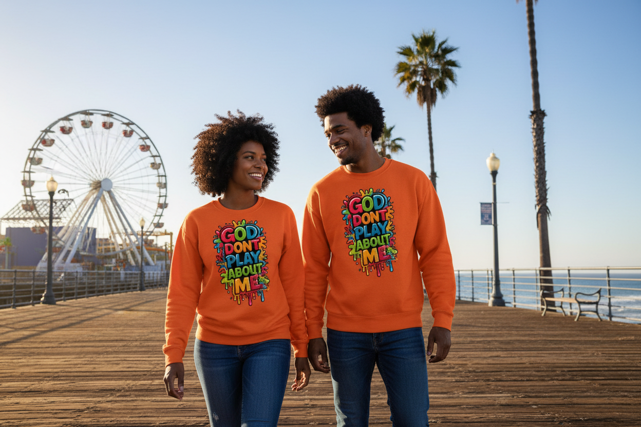 God don't Play about Me graphic shirt