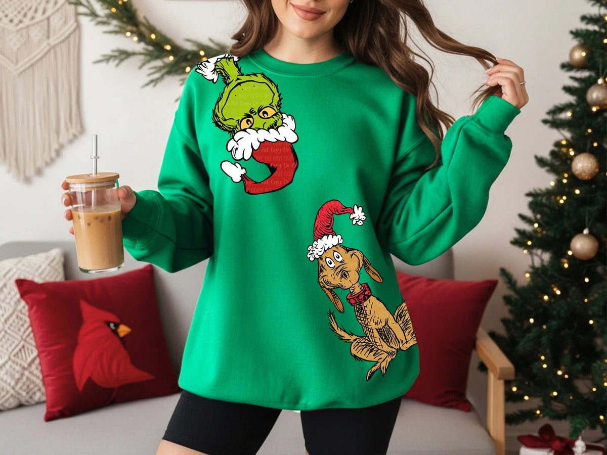 Grinch and Max! graphic shirt
