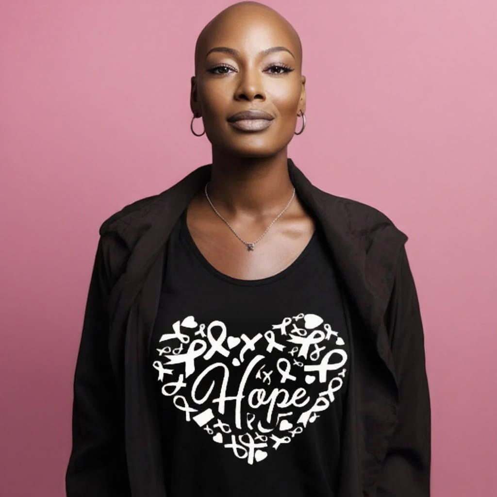 Hope Heart for the Cure Graphic shirt