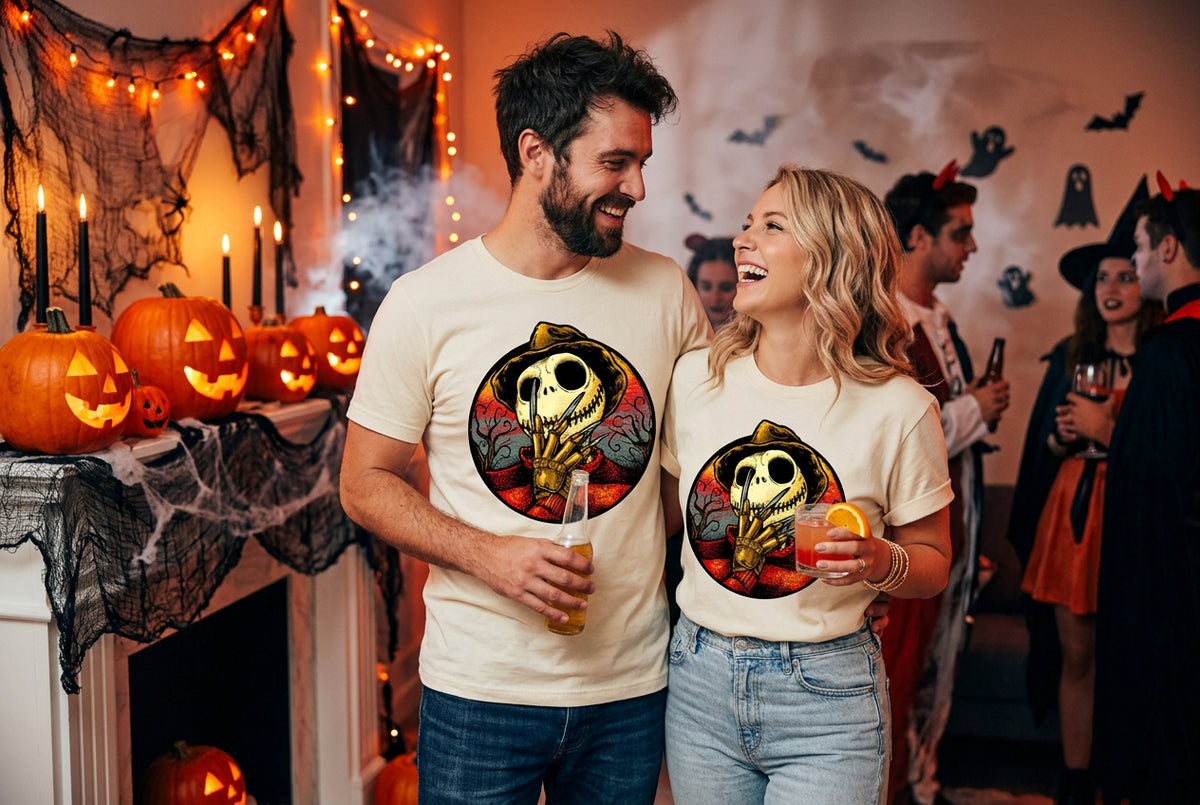Jack Skelly Shirt and Freddy Graphic Shirt