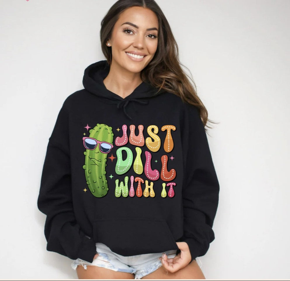 Unique designs Just Dill with It ! Glitter infused graphic (Copy) - Angie's Custom Creations