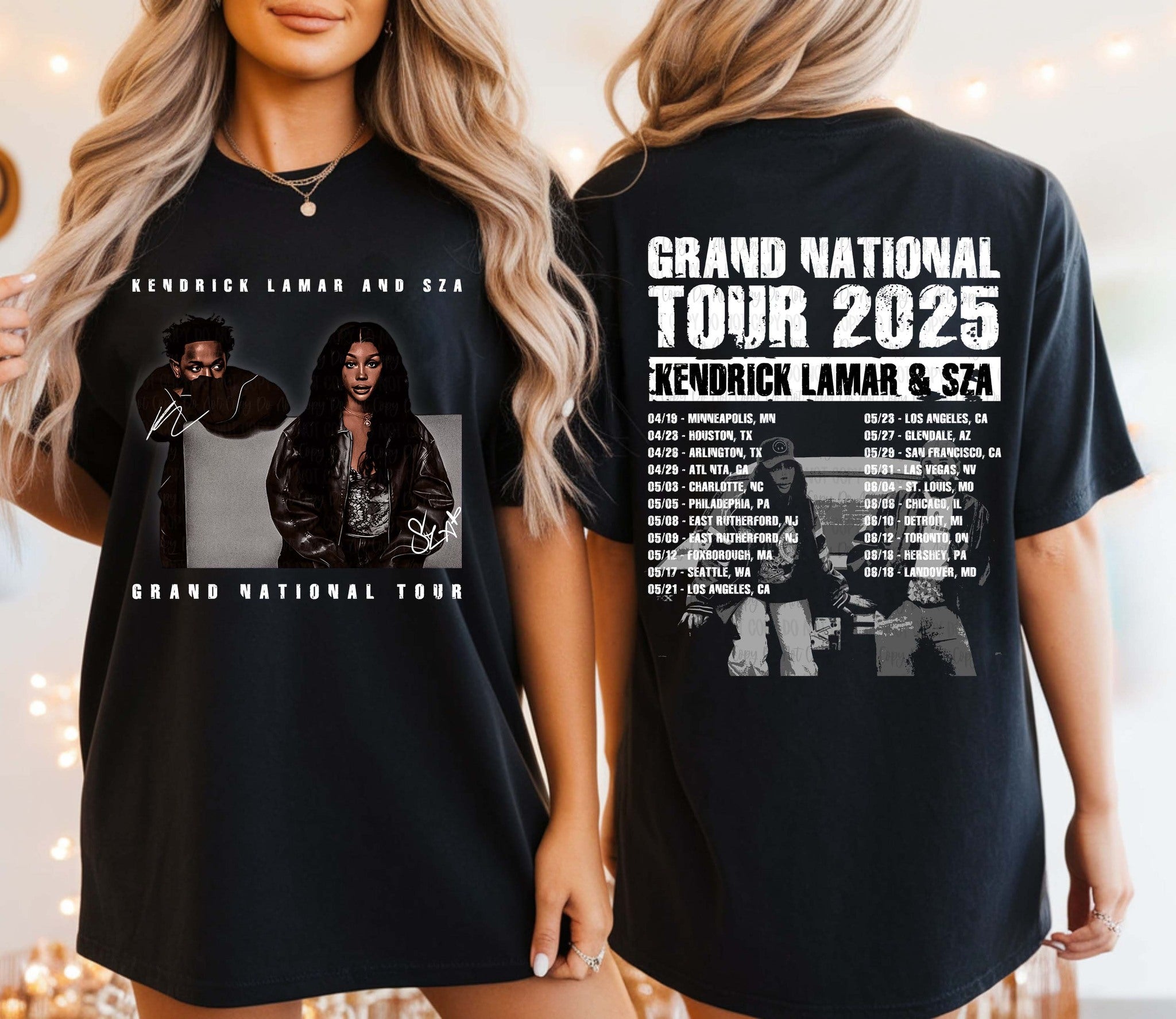 Lamar and SZA Grand Tour Angie's Custom Creations