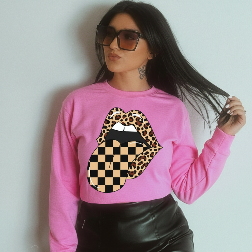 Leopard Smooches T-Shirt - Wild and Cute Animal Graphic shirt
