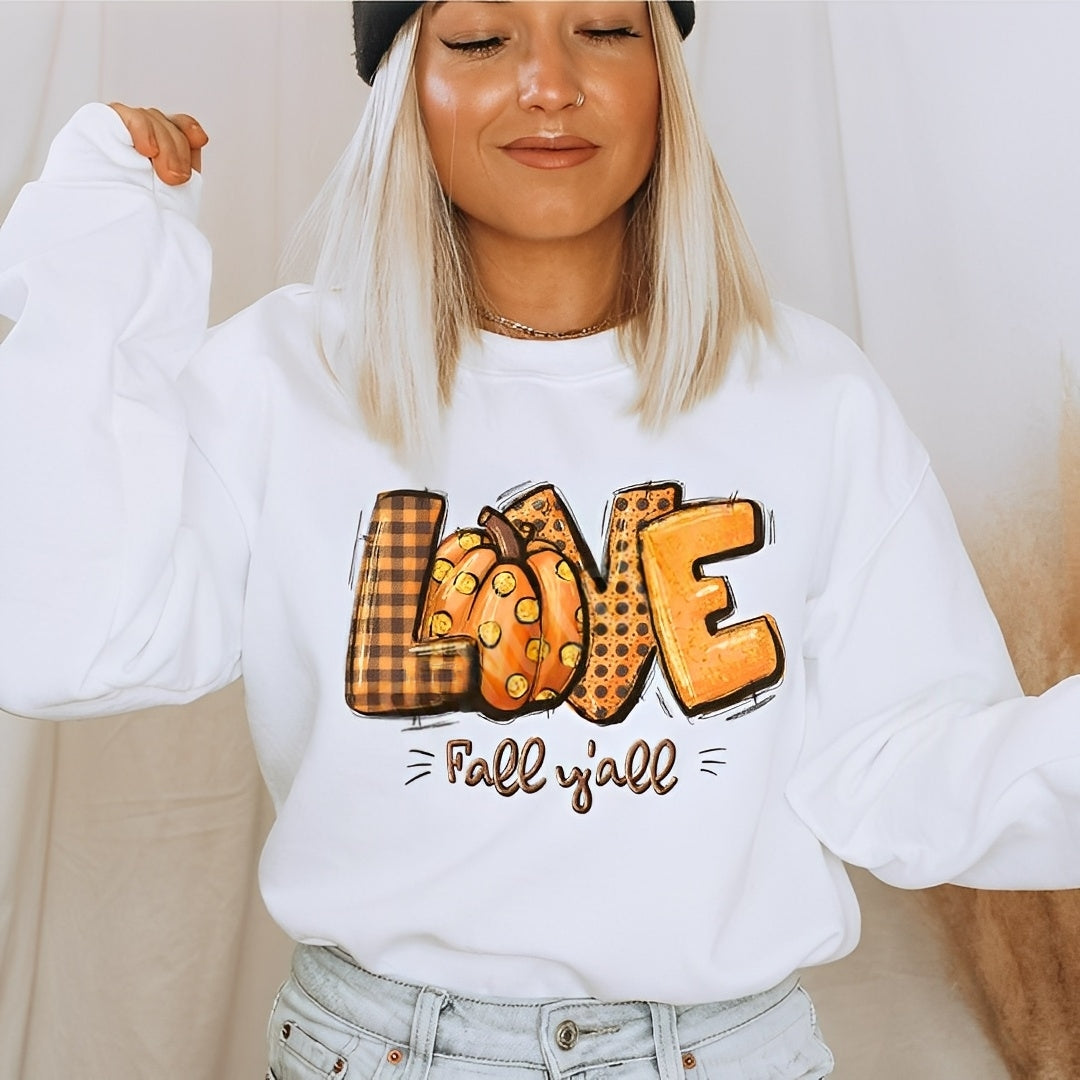 LOVE FALL Y'all graphic shirt