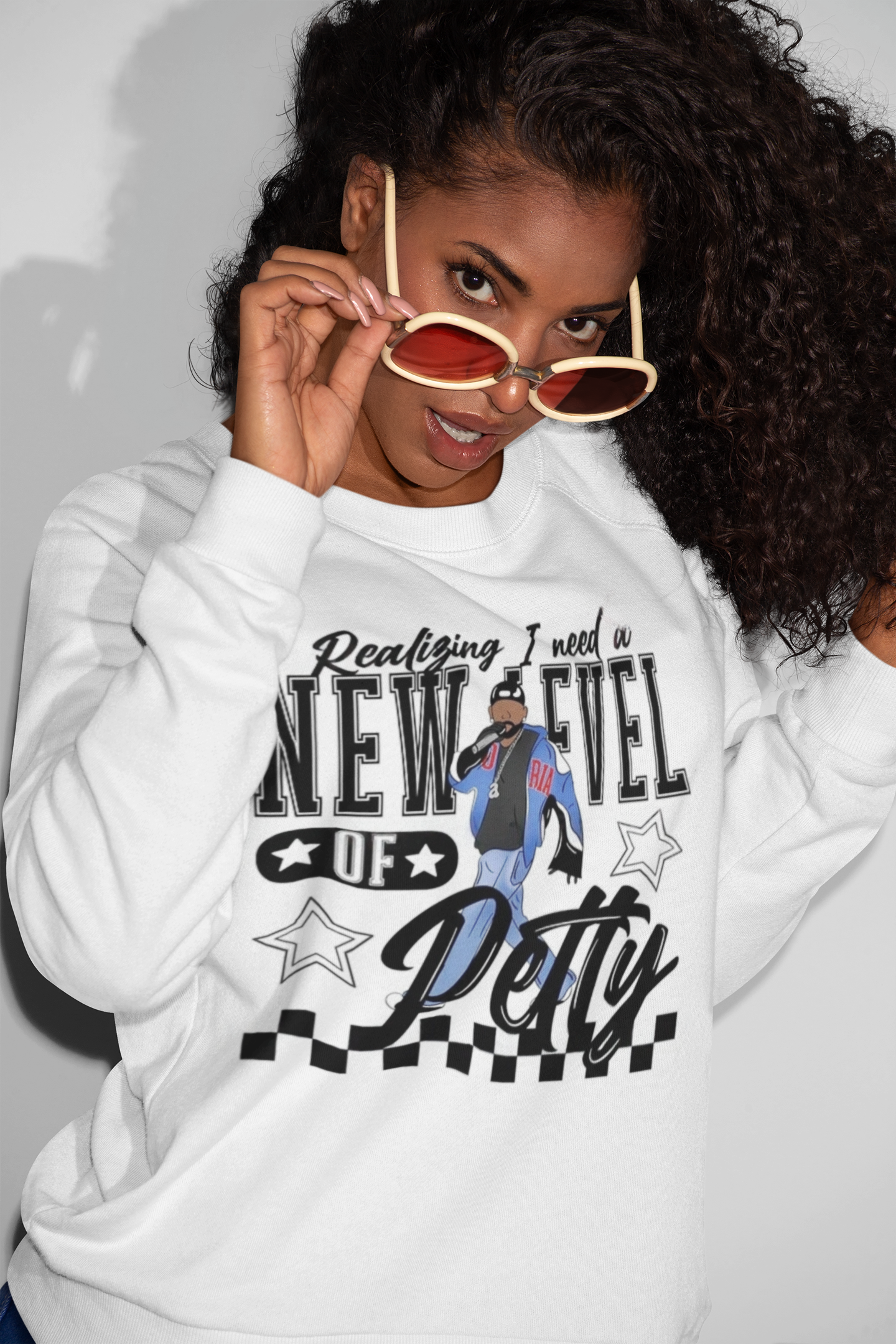 Next Level of Petty- They NOT like US Sweatshirt - Angie's Custom Creations