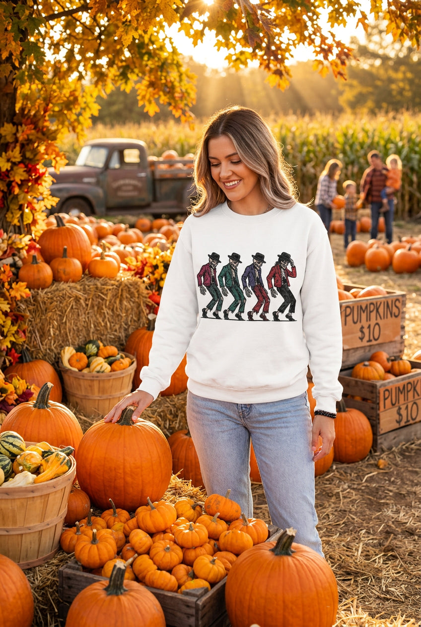 Thriller Nights Skeleton Dance Graphic Tee