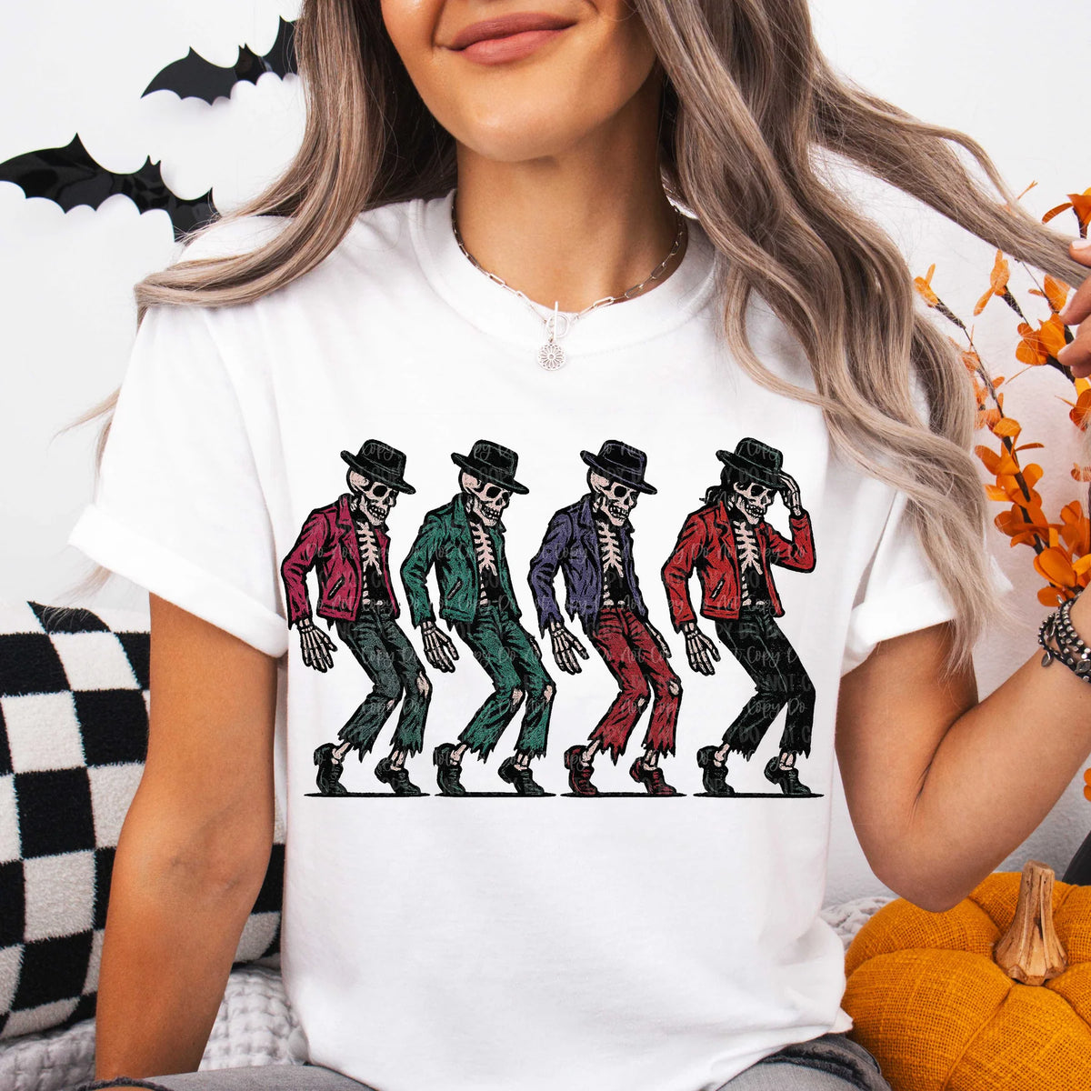 Thriller Nights Skeleton Dance Graphic Tee