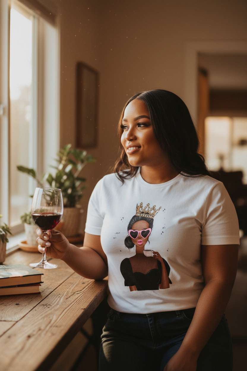 Queen- Boss Shirt graphic shirt  with free 16 oz tumbler
