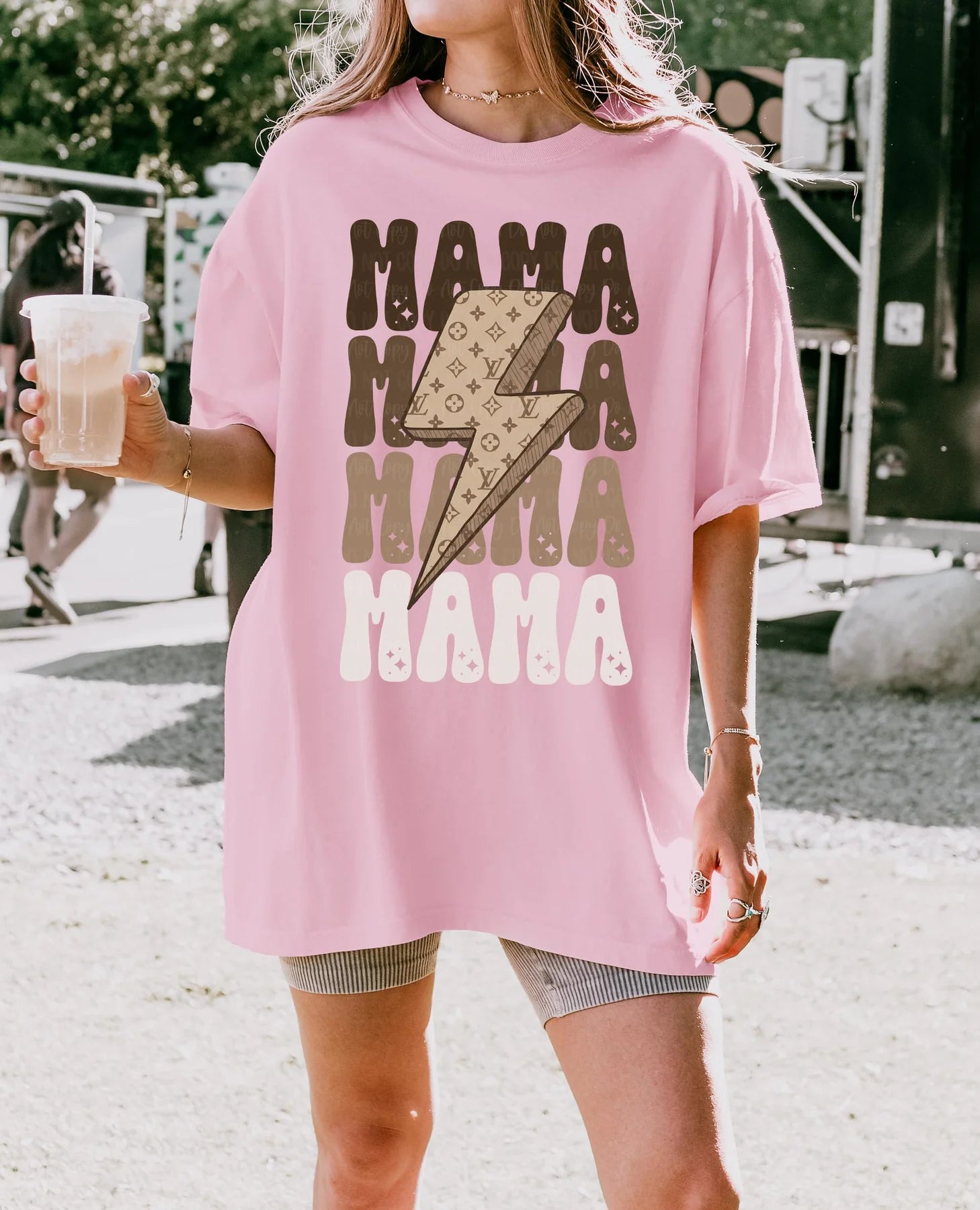 Coffee and Lulu for MAMA graphic shirt with Free accompanying 16 oz tumbler