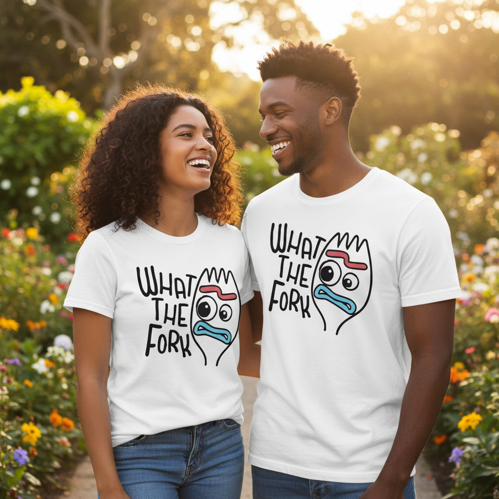 WHAT THE FORK ! graphic Shirt - Funny and Sassy Apparel for Foodies