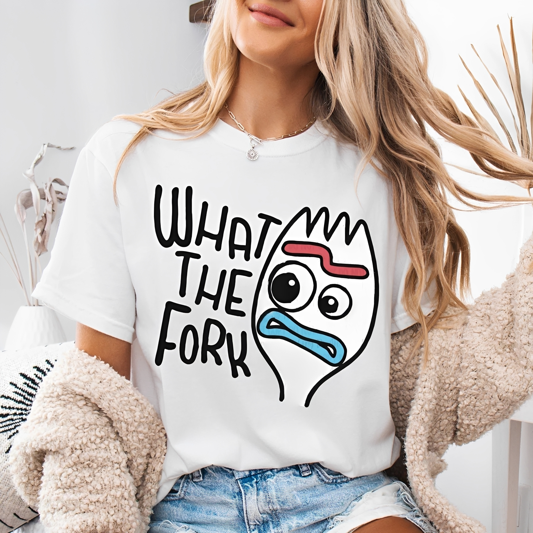 WHAT THE FORK ! graphic Shirt - Funny and Sassy Apparel for Foodies