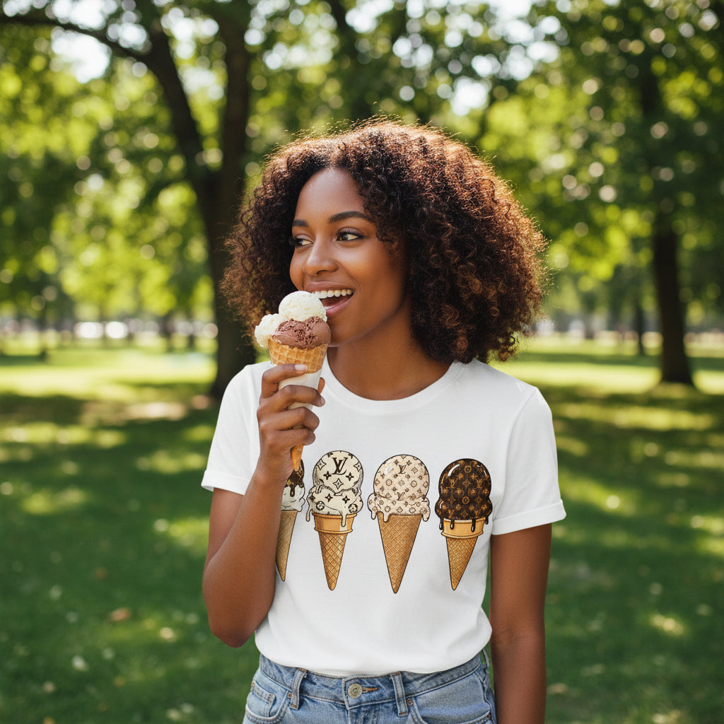 We all scream for Boujee Ice cream Sweatshirt - Angie's Custom Creations