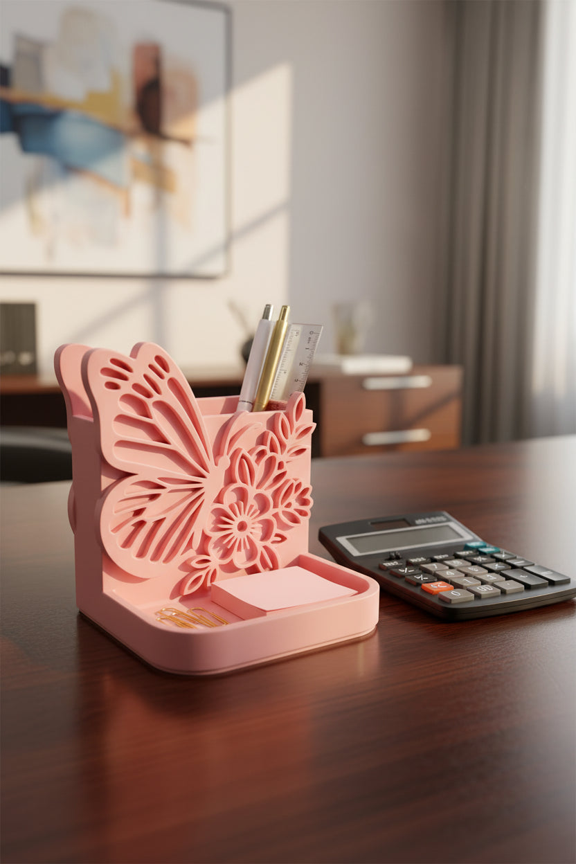 Butterfly Desk Organizer Pen holder