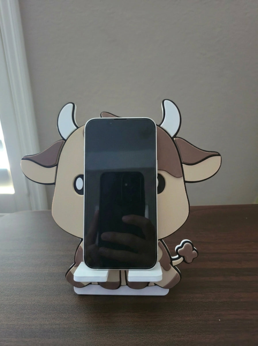 Highland Cow design Phone holder various colors