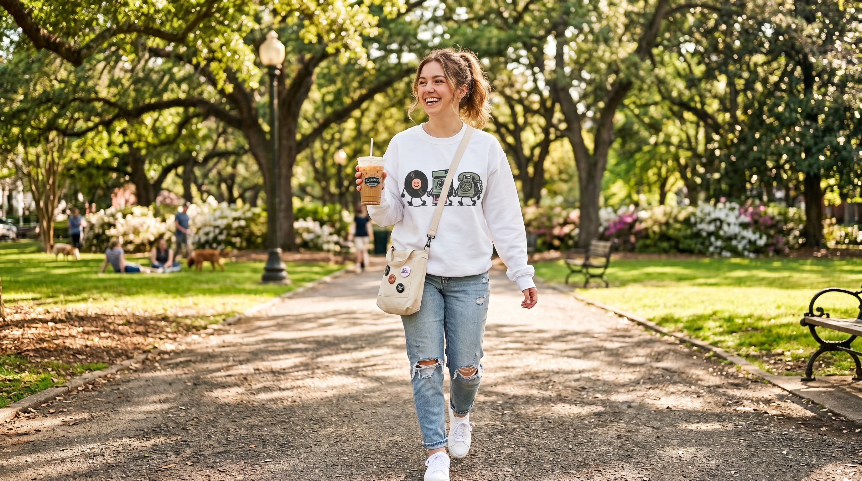 Vintage Vibes Squad Graphic Shirt