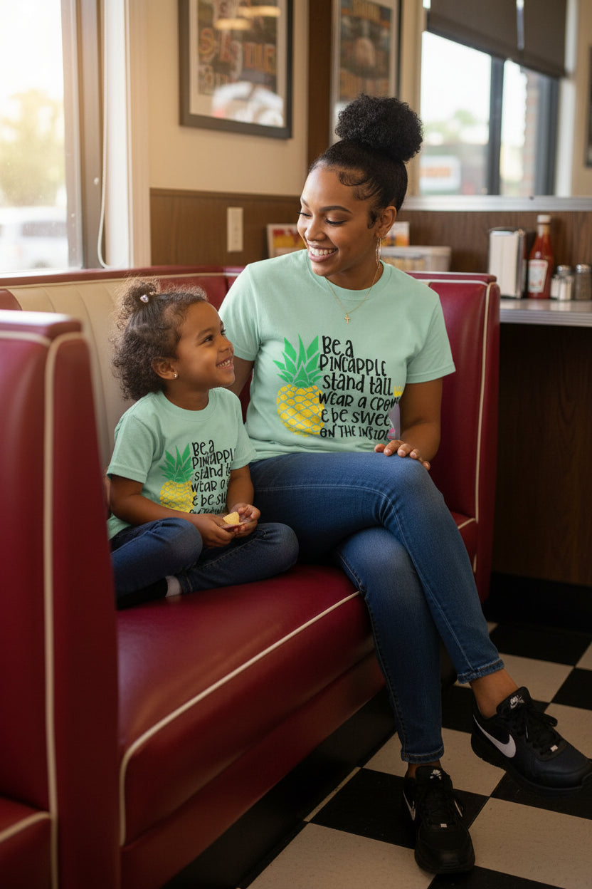 Be a Pineapple Shirt – Stand Tall, Wear a Crown Inspirational Graphic T-Shirt