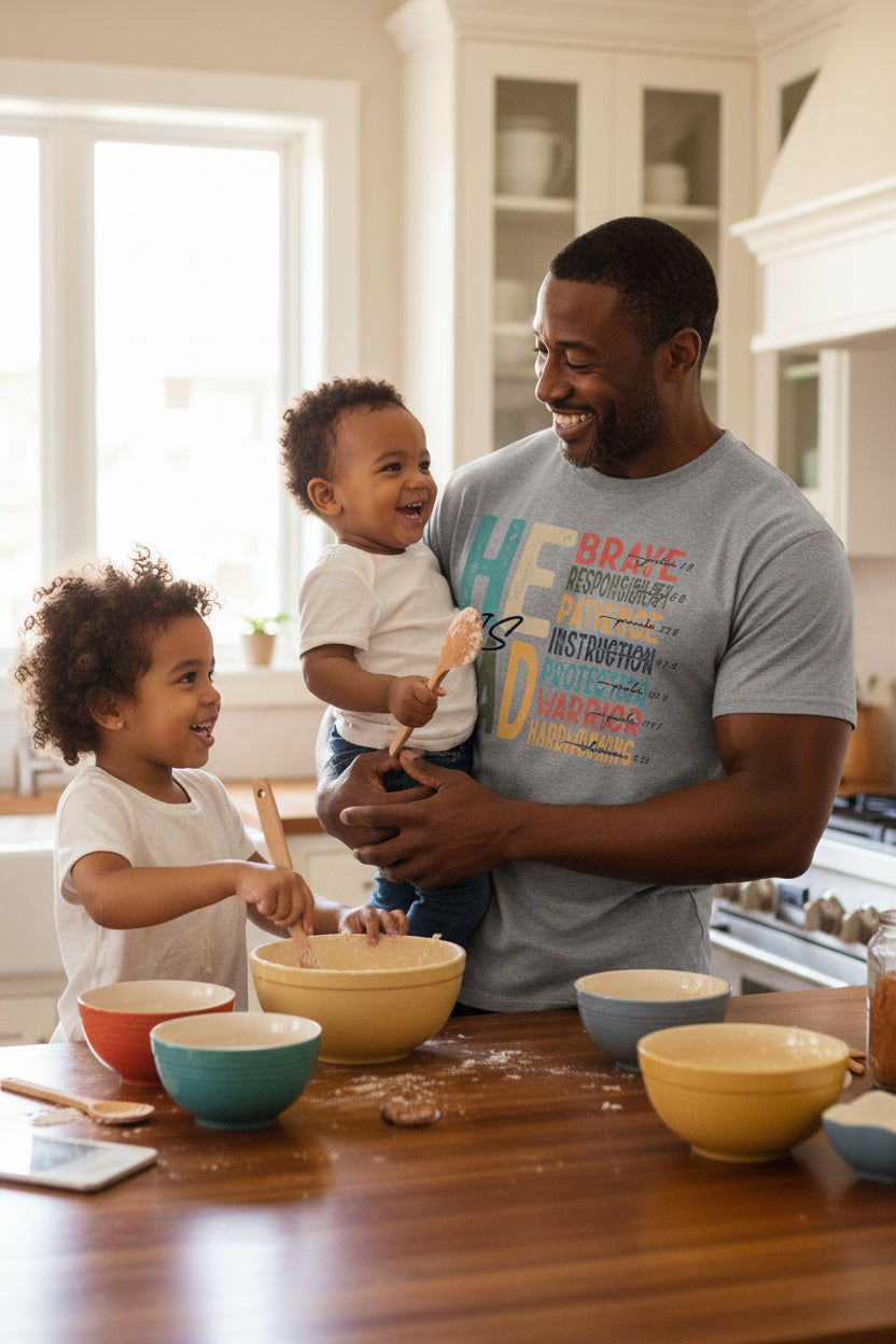 He Is Dad Graphic Shirt