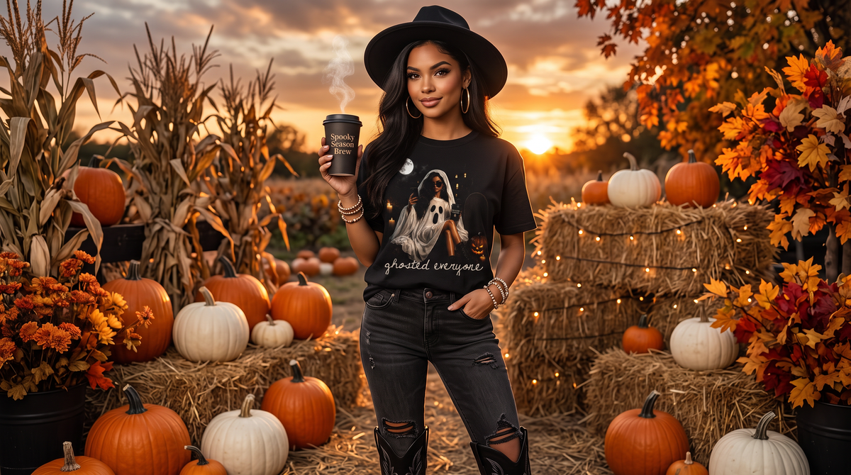 Ghosted Everyone one 👻🖤graphic shirt