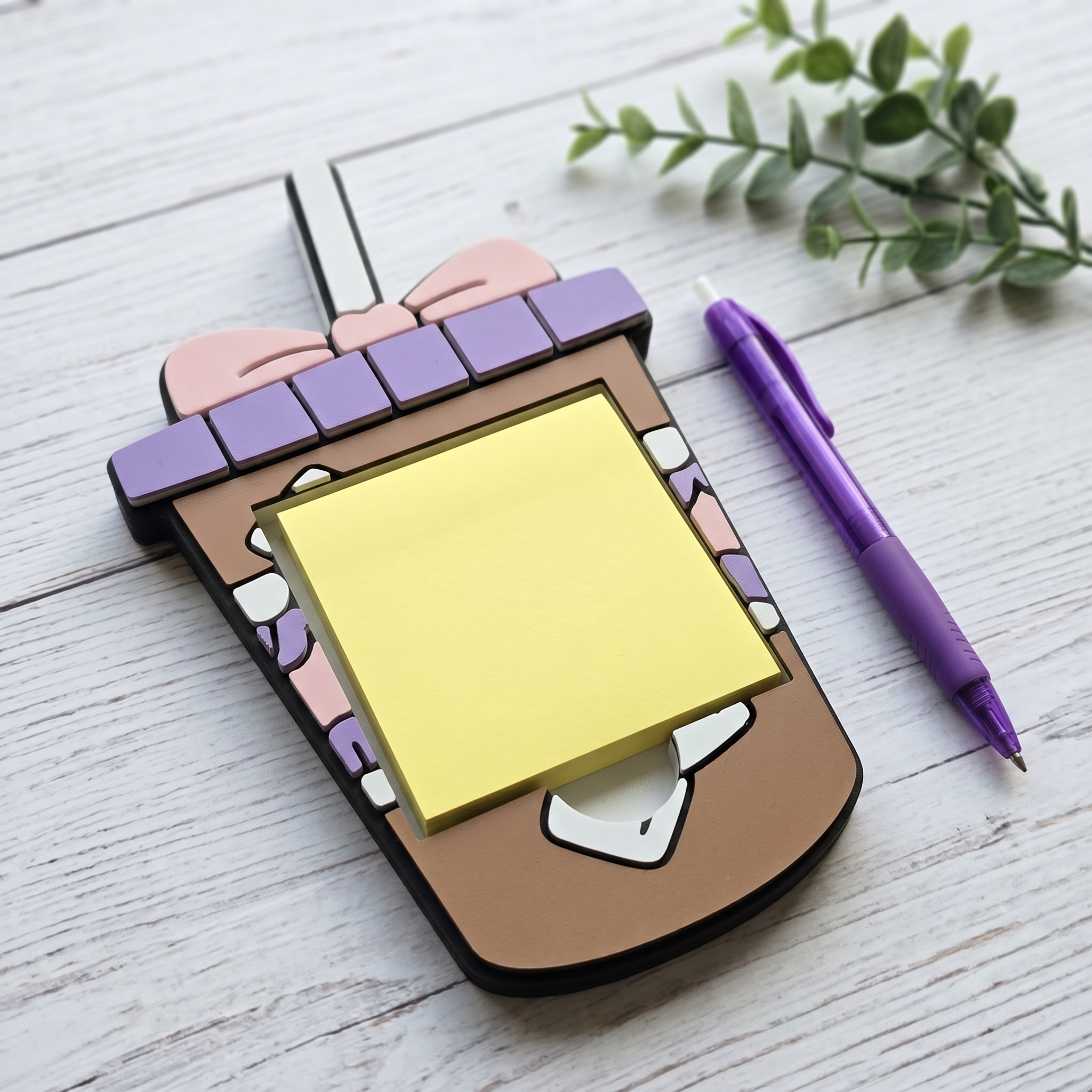Iced Coffee Sticky Note holder