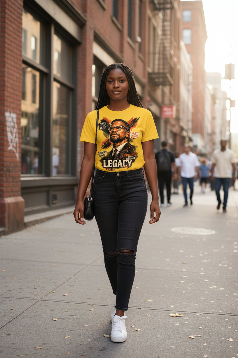Legacy is Malcolm graphic shirt