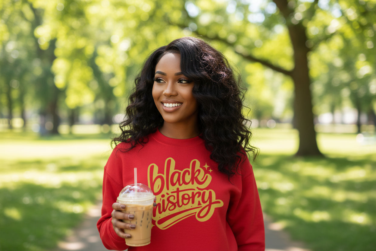 Black History Gold Graphic Shirt