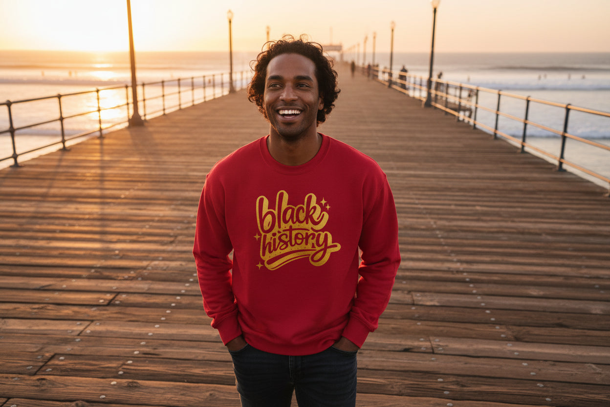 Black History Gold Graphic Shirt