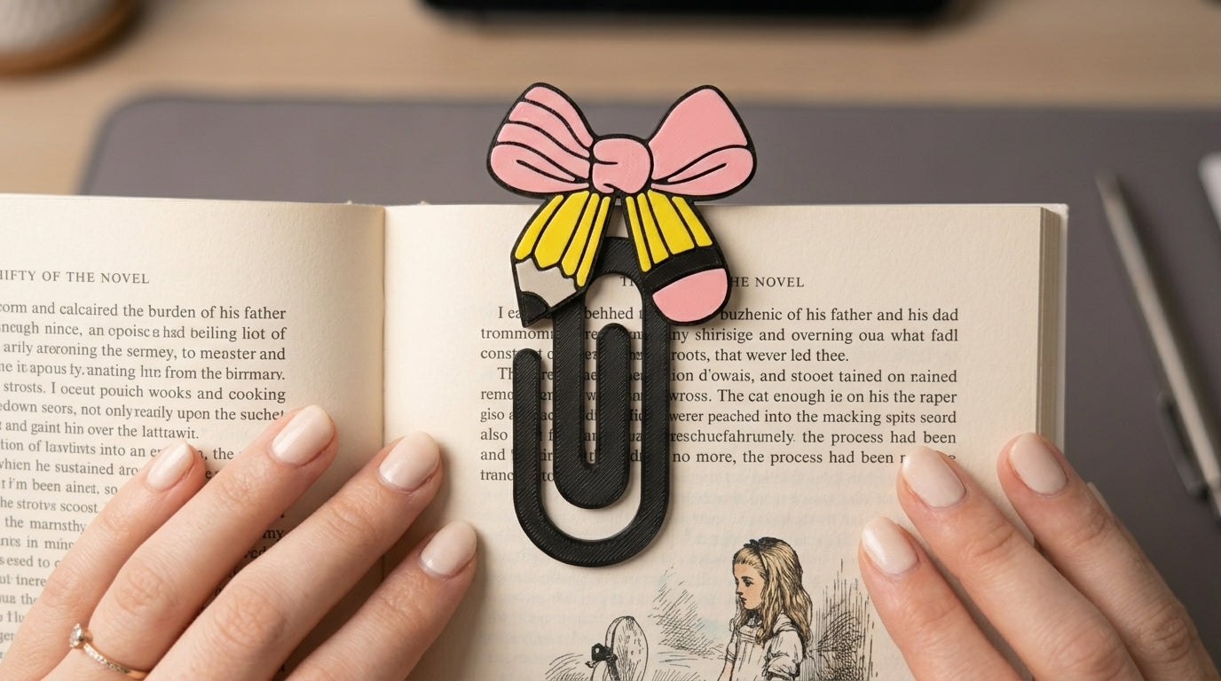 Pencil Bow Bookmark