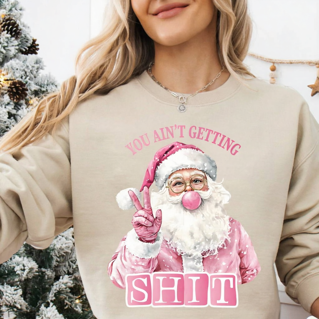 Christmas Party Graphic Tee - Santa Humor Shirt