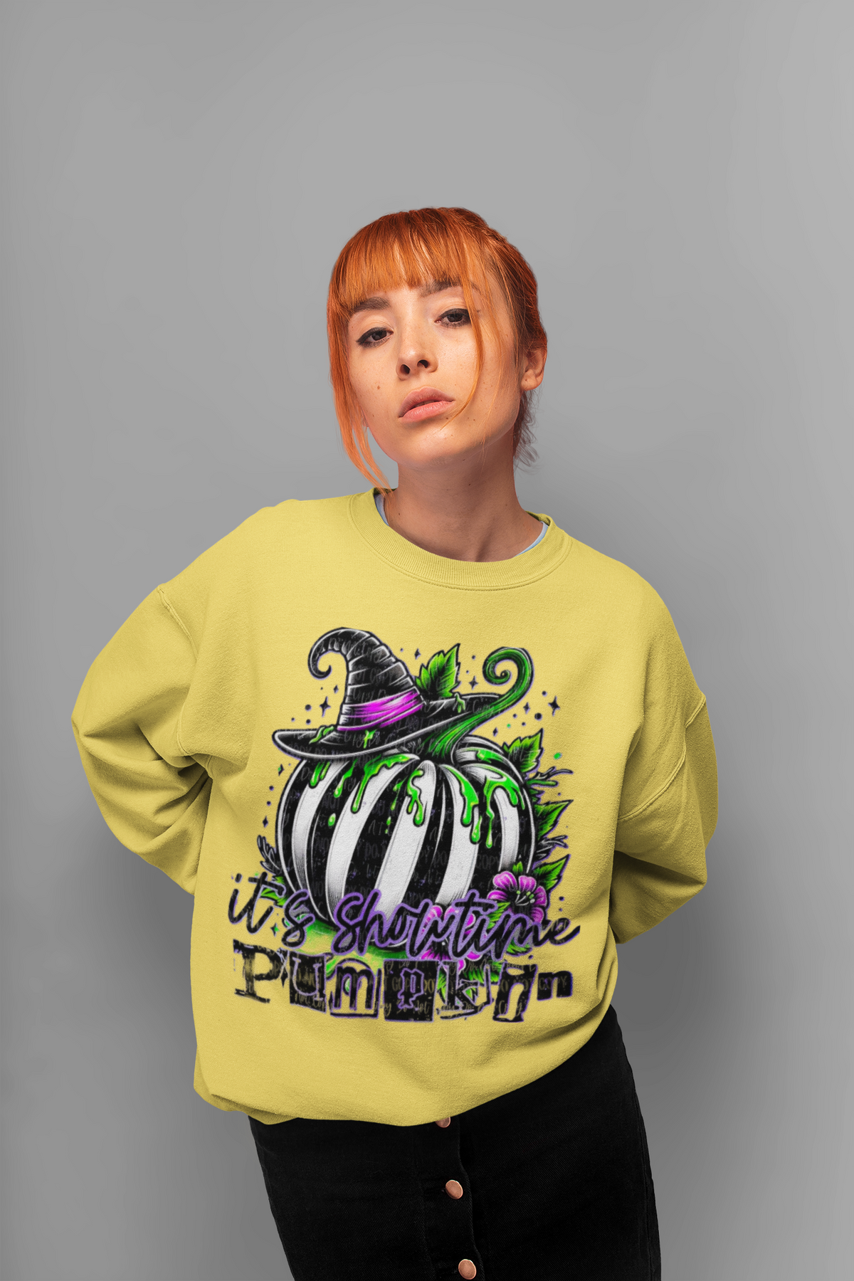 Seasonal Shirt It's Showtime! Pumpkin Graphic Shirt - Angie's Custom Creations
