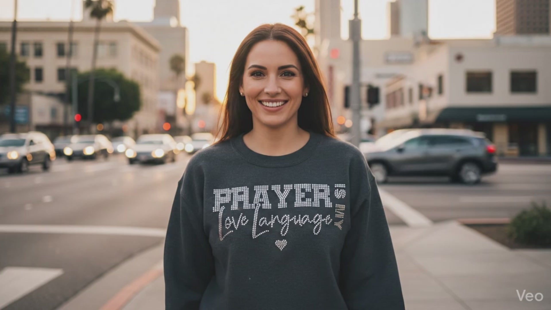 Prayer is my Love Language Rhinestone graphic shirt