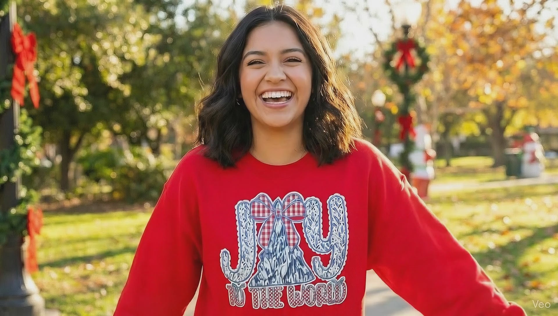 JOY! to the world holiday Patch graphic